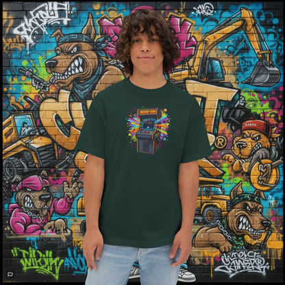 INSERT COIN. Unisex Oversized Boxy Tee