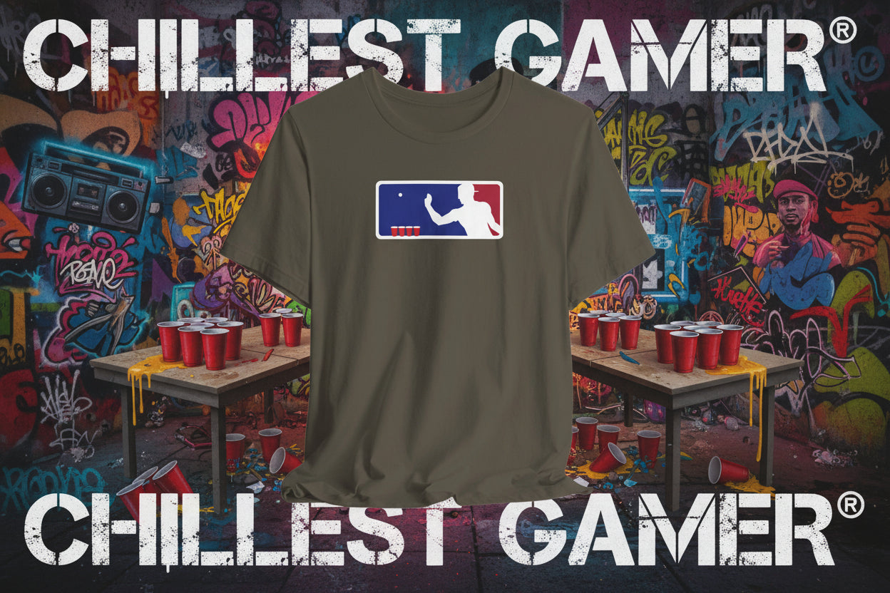 MAJOR LEAGUE PONGER. Unisex Jersey Short Sleeve Tee