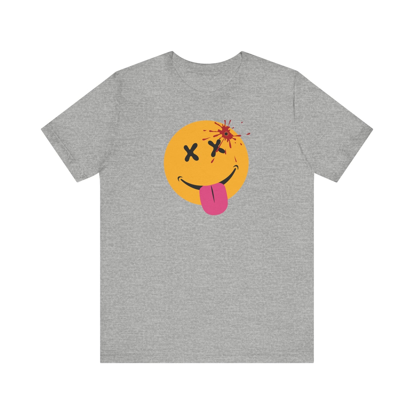 NOT SO HAPPY FACE. Unisex Jersey Short Sleeve Tee