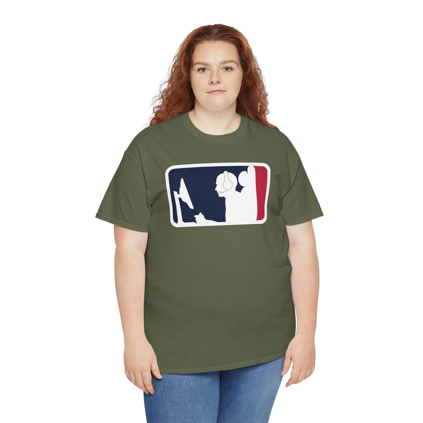 MAJOR LEAGUE GAMER (CONSOLE). Unisex Heavy Cotton Tee
