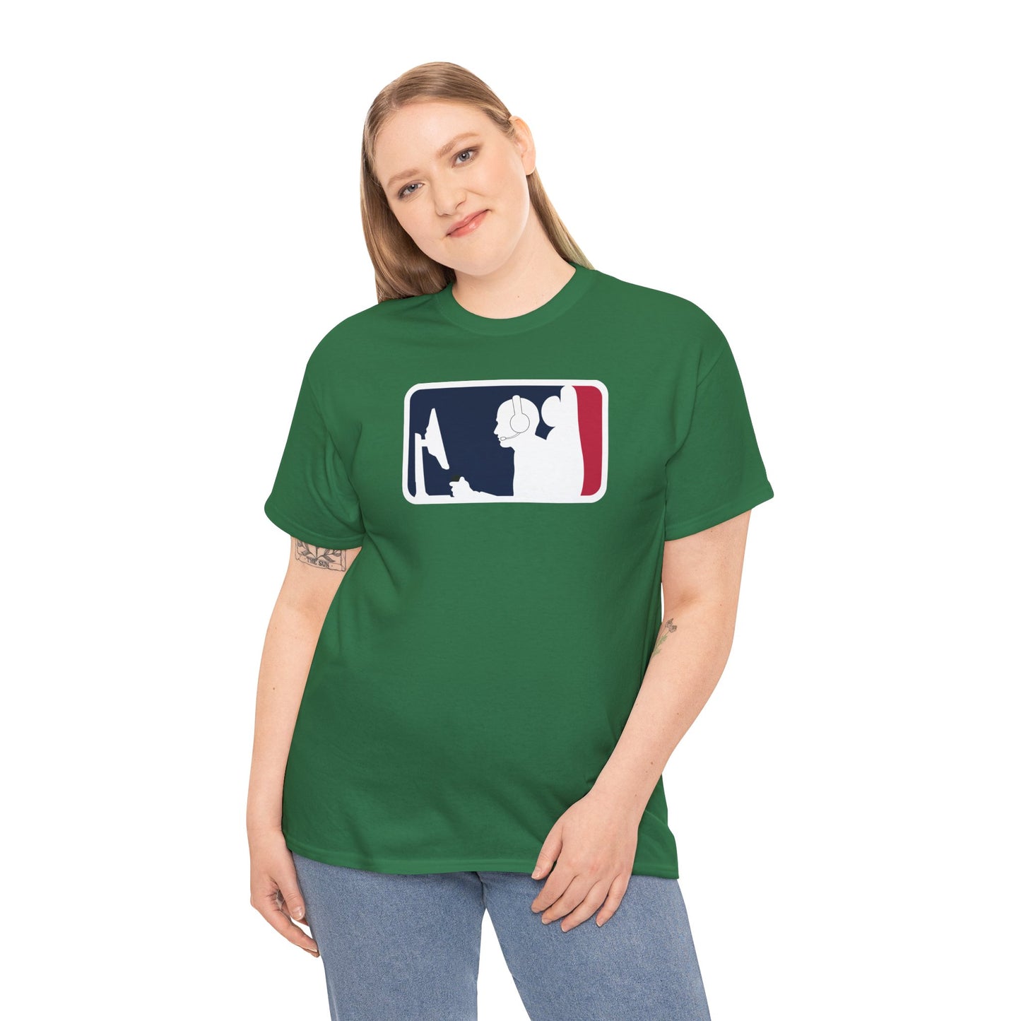 MAJOR LEAGUE GAMER (CONSOLE). Unisex Heavy Cotton Tee