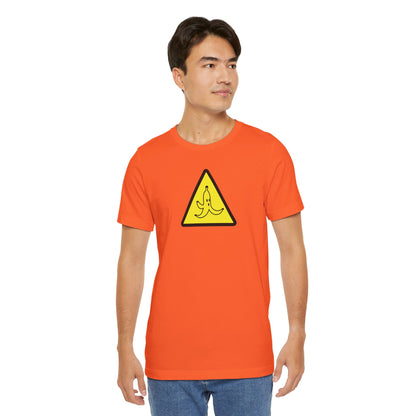 CAUTION BANANA. Unisex Jersey Short Sleeve Tee