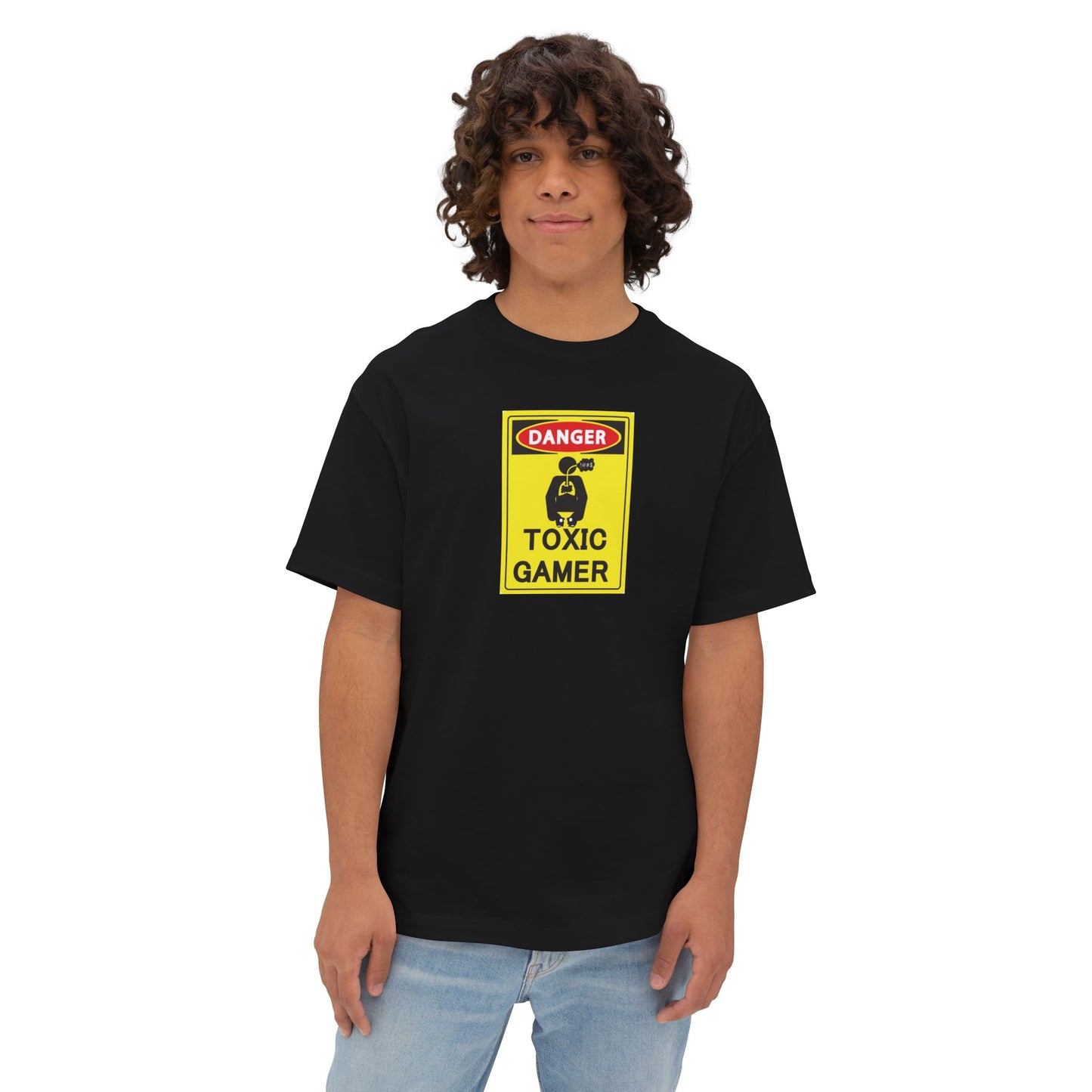 TOXIC GAMER. Unisex Oversized Boxy Tee