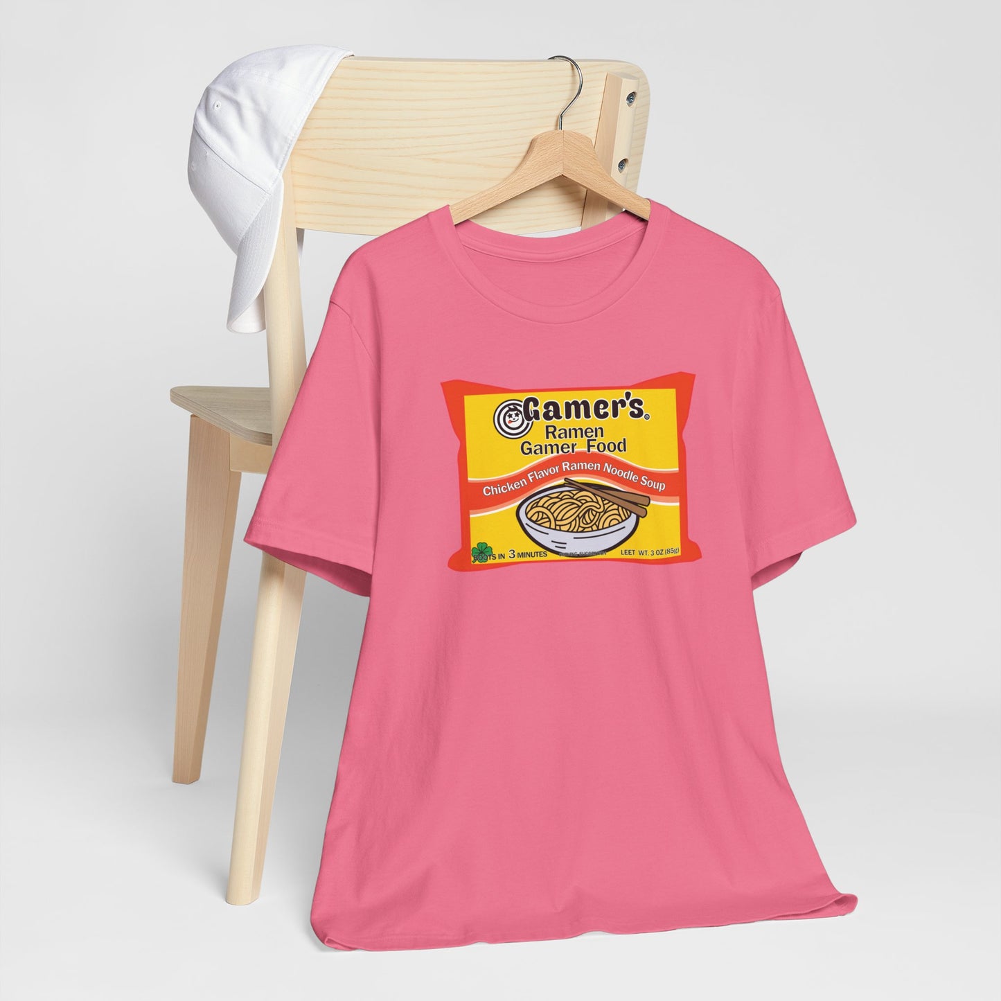 RAMEN GAMER FOOD. Unisex Jersey Short Sleeve Tee