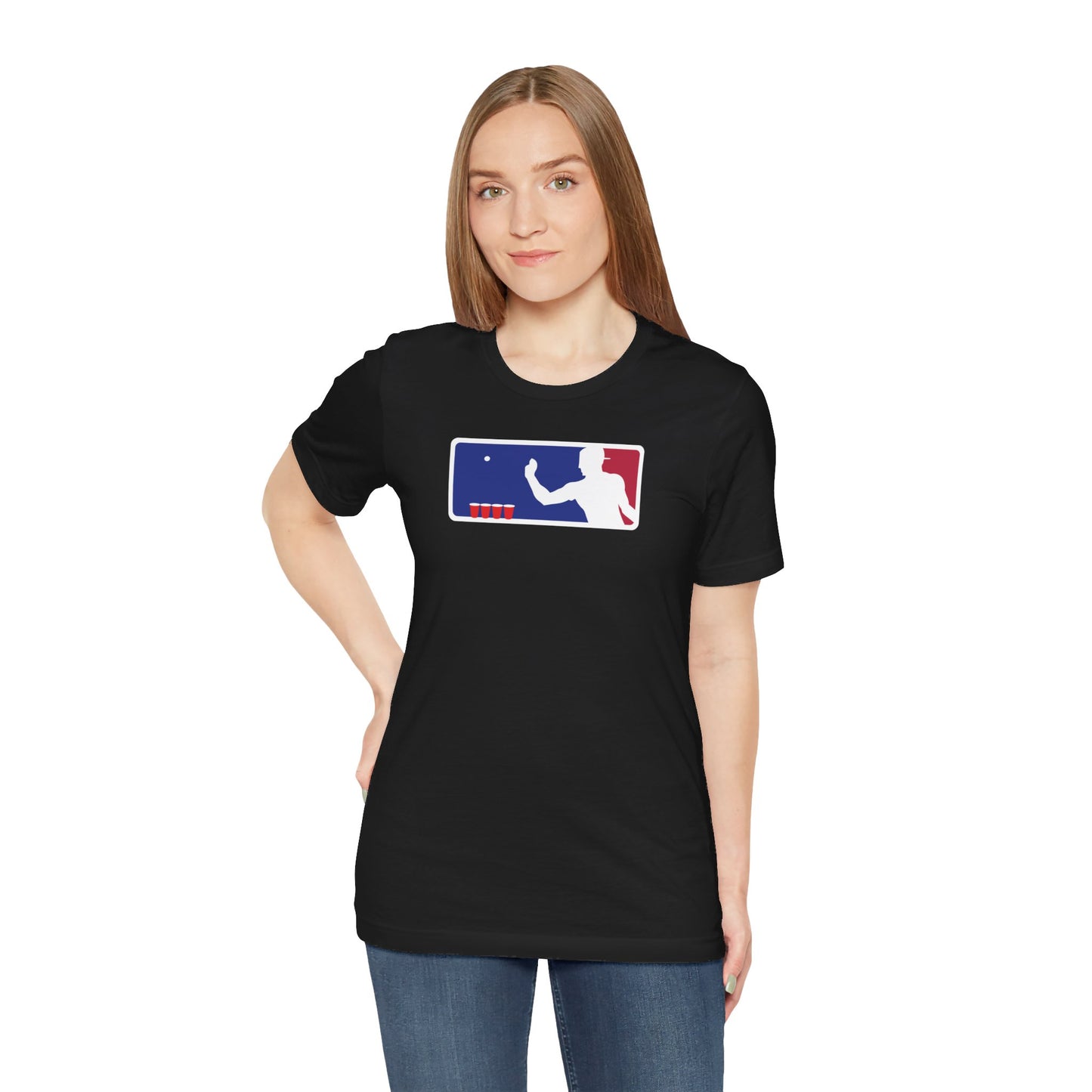 MAJOR LEAGUE PONGER. Unisex Jersey Short Sleeve Tee