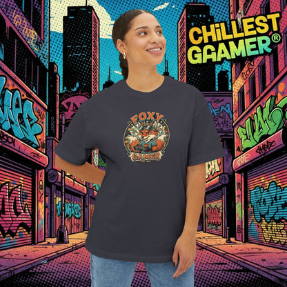FOXY GAMER. Unisex Oversized Boxy Tee