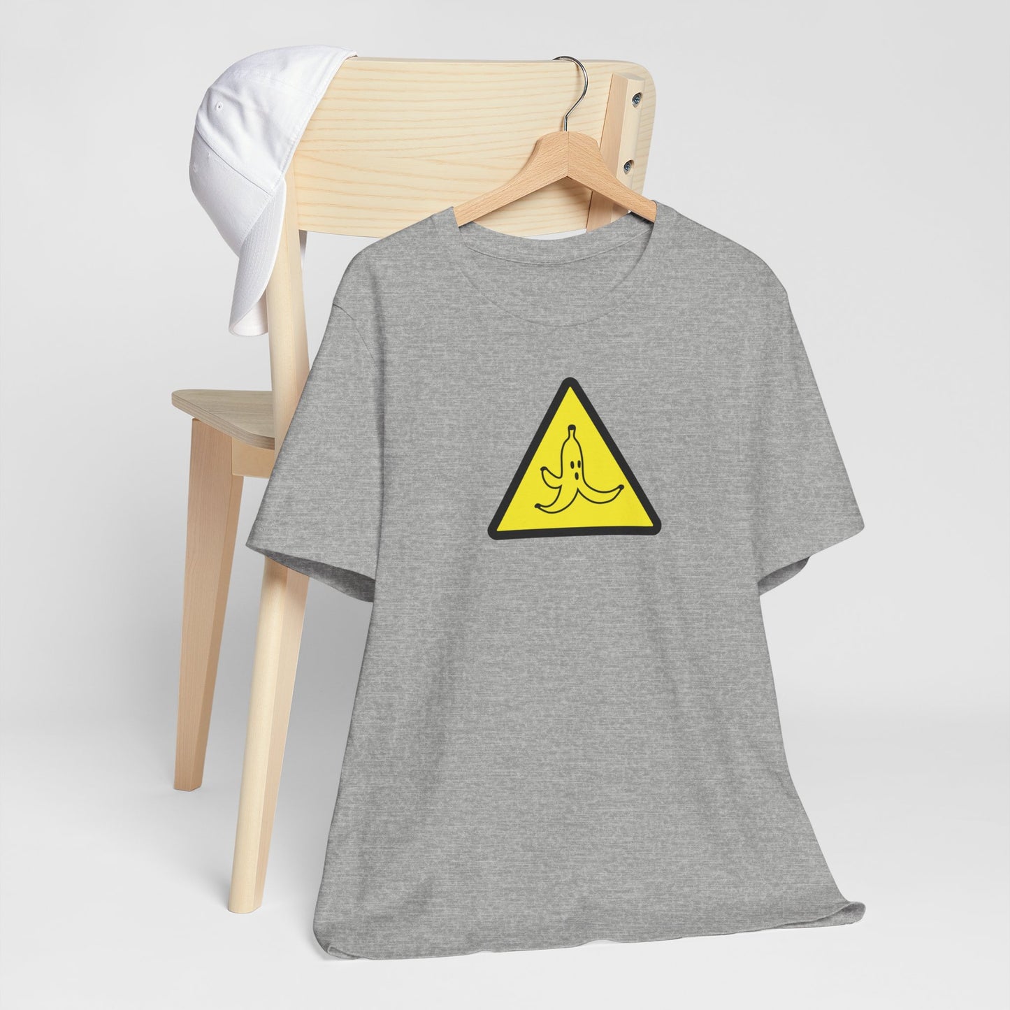 CAUTION BANANA. Unisex Jersey Short Sleeve Tee