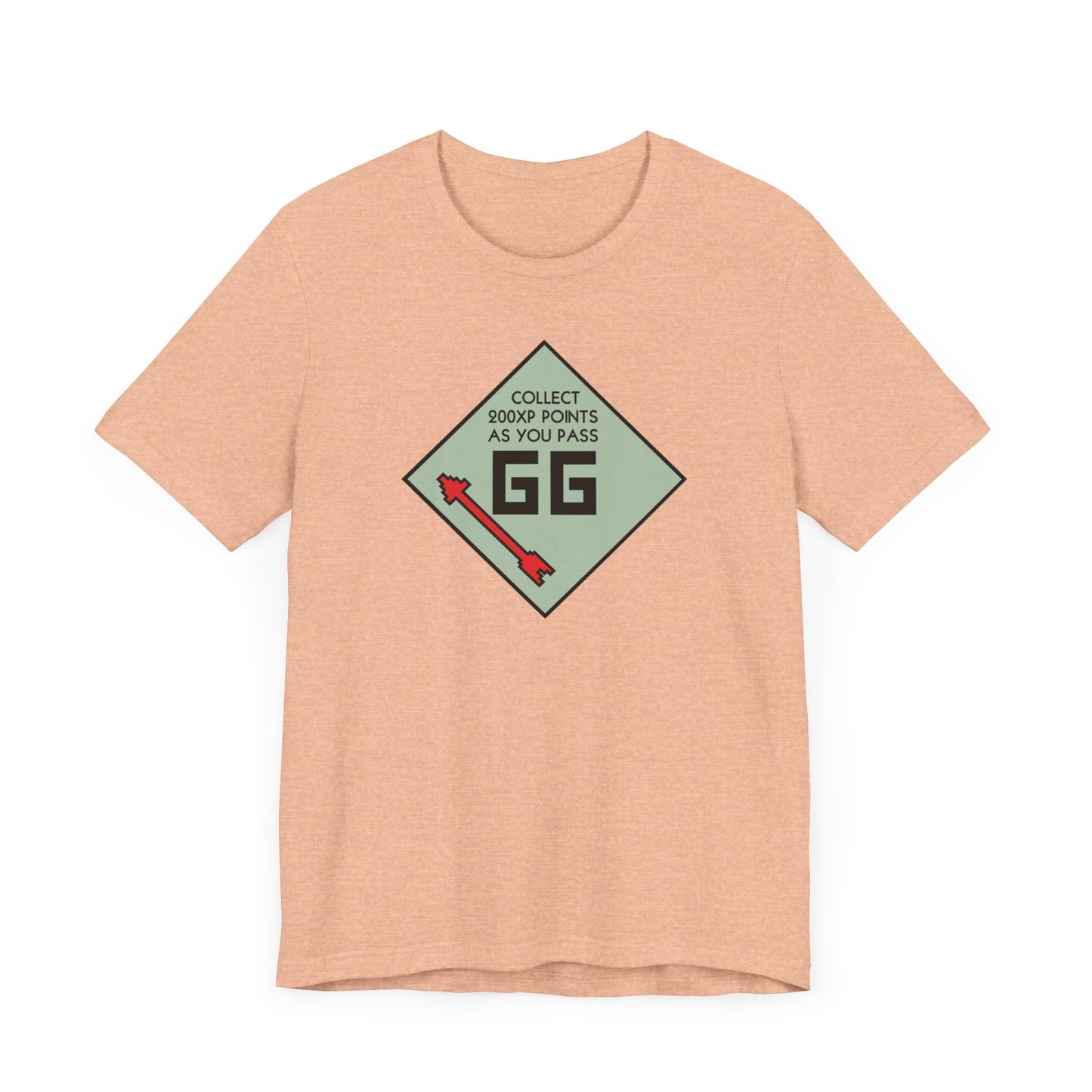 GG PASS GO COLLECT 200XP. Unisex Jersey Short Sleeve Tee