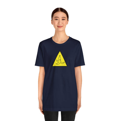 CAUTION BANANA. Unisex Jersey Short Sleeve Tee