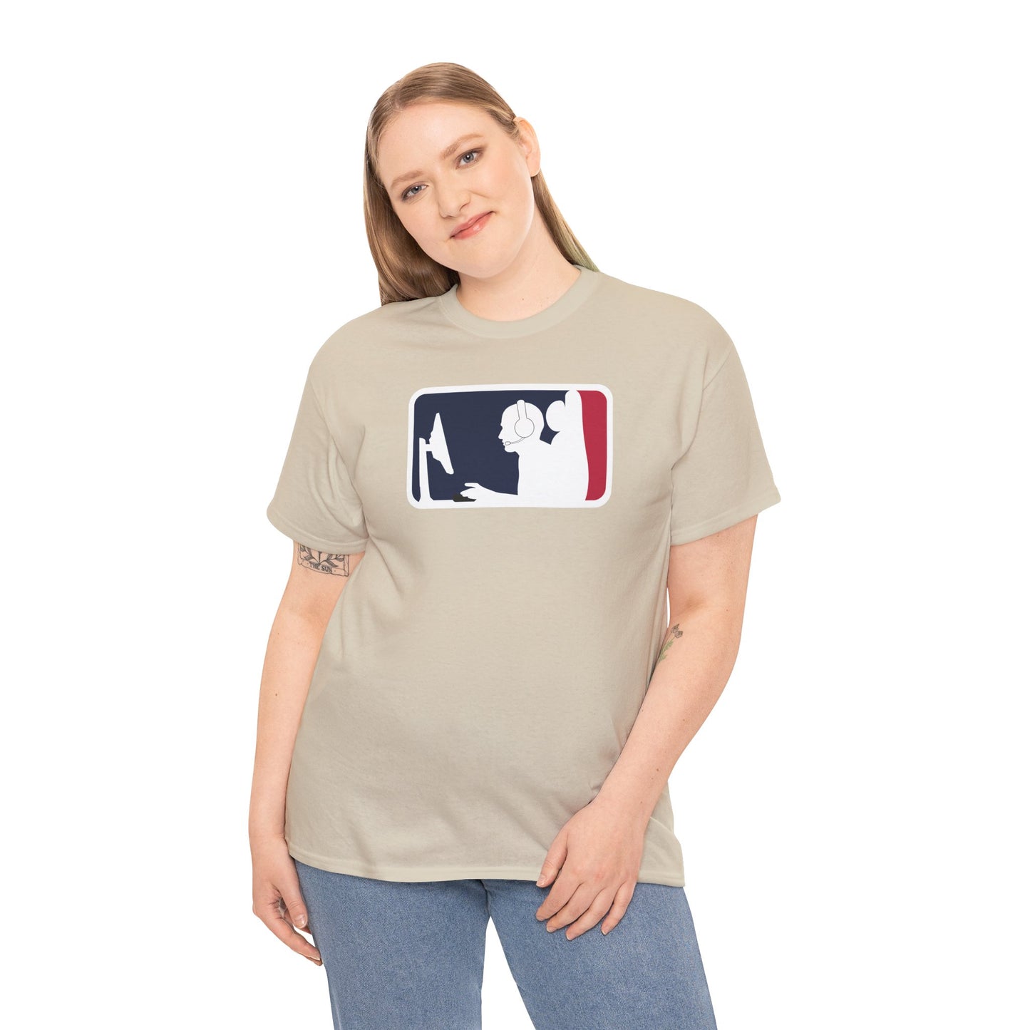 MAJOR LEAGUE GAMER (PC). Unisex Heavy Cotton Tee