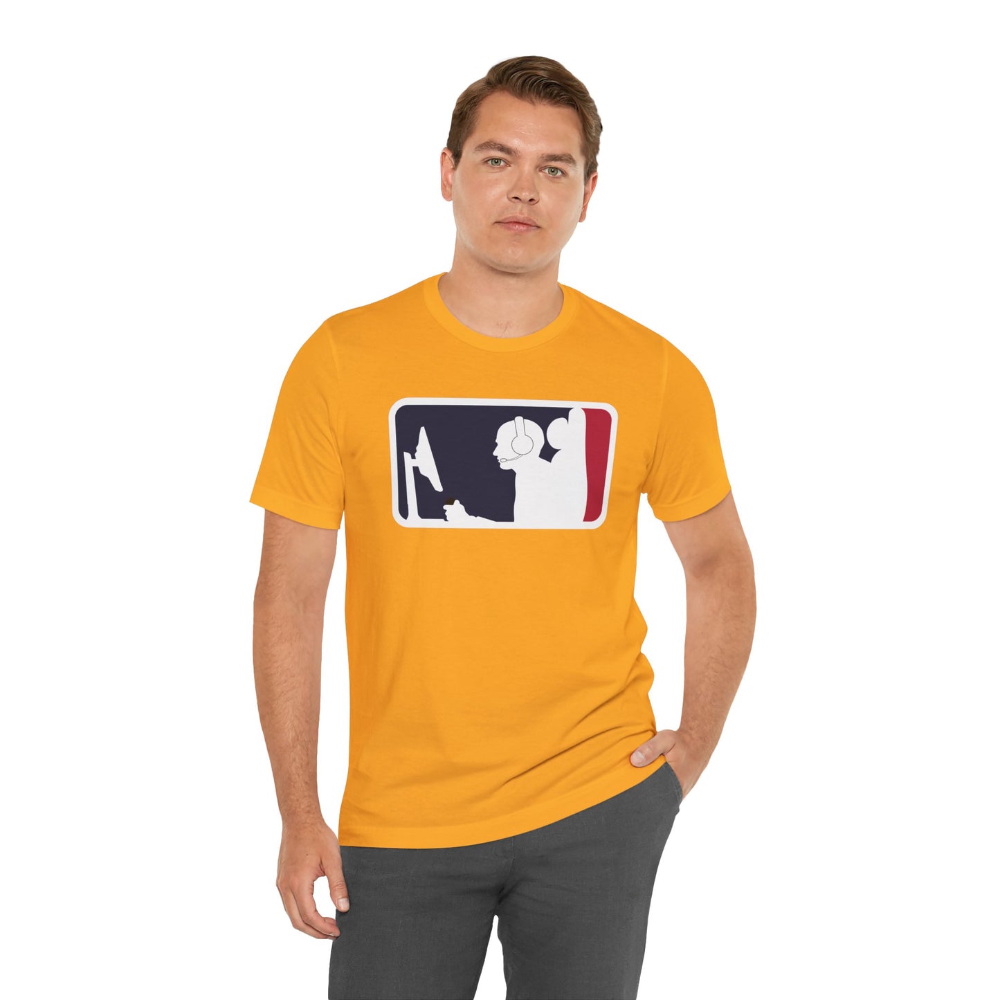 MAJOR LEAGUE GAMER (CONSOLE). Unisex Jersey Short Sleeve Tee