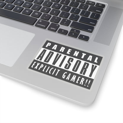 EXPLICIT GAMER!! Kiss-Cut Stickers