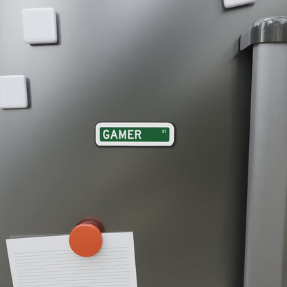 GAMER STREET. Die-Cut Magnets