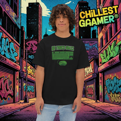 GO TOUCH GRASS. Unisex Oversized Boxy Tee