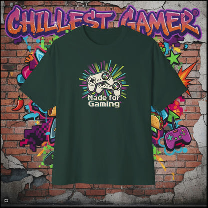 MADE FOR GAMING. Unisex Oversized Boxy Tee