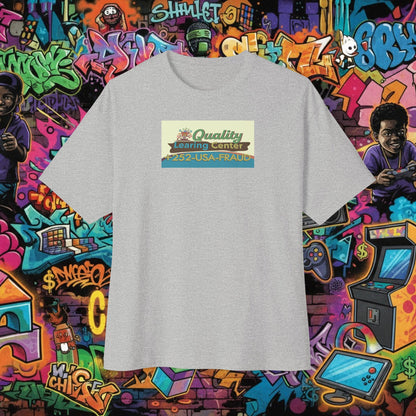 QUALITY LEARING CENTER. Unisex Oversized Boxy Tee