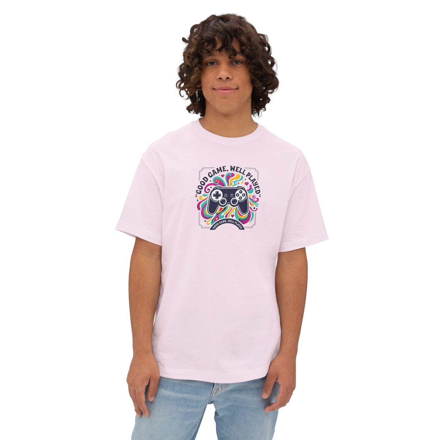 GOOD GAME WELL PLAYED TEE. Unisex Oversized Boxy Tee