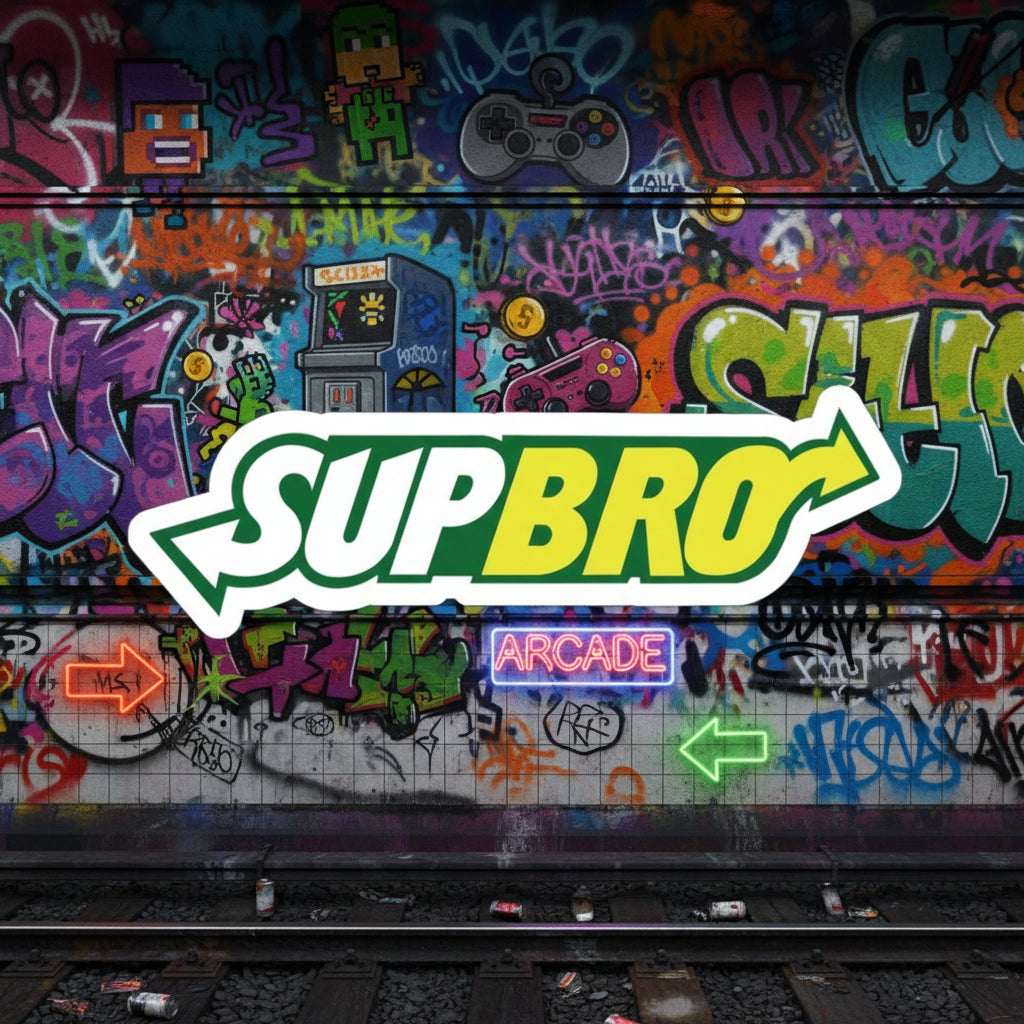 SUPBRO. Kiss-Cut Stickers
