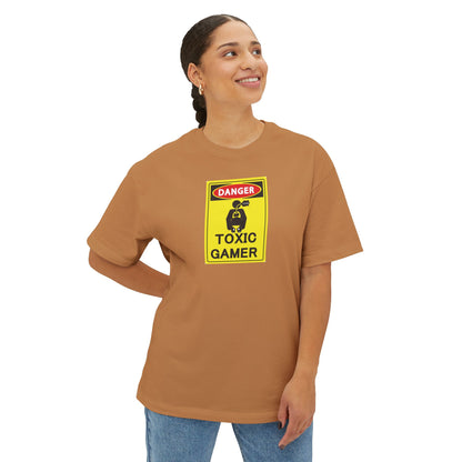 TOXIC GAMER. Unisex Oversized Boxy Tee
