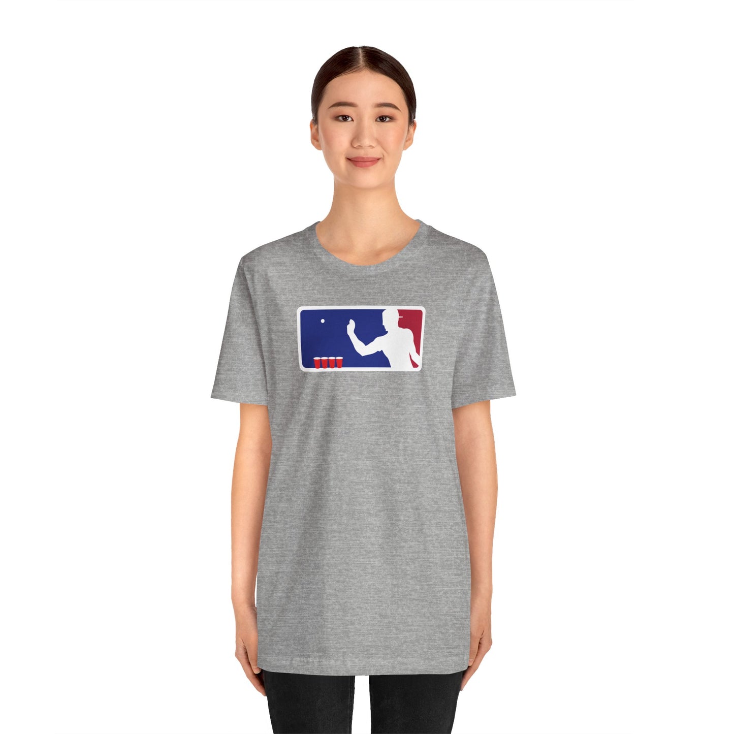 MAJOR LEAGUE PONGER. Unisex Jersey Short Sleeve Tee