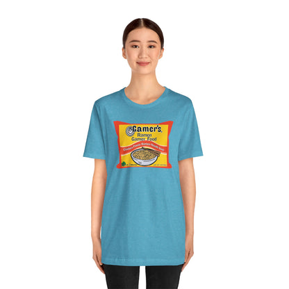 RAMEN GAMER FOOD. Unisex Jersey Short Sleeve Tee