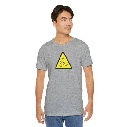 CAUTION BANANA. Unisex Jersey Short Sleeve Tee