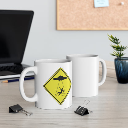 CAUTION UFO! Mug 11oz