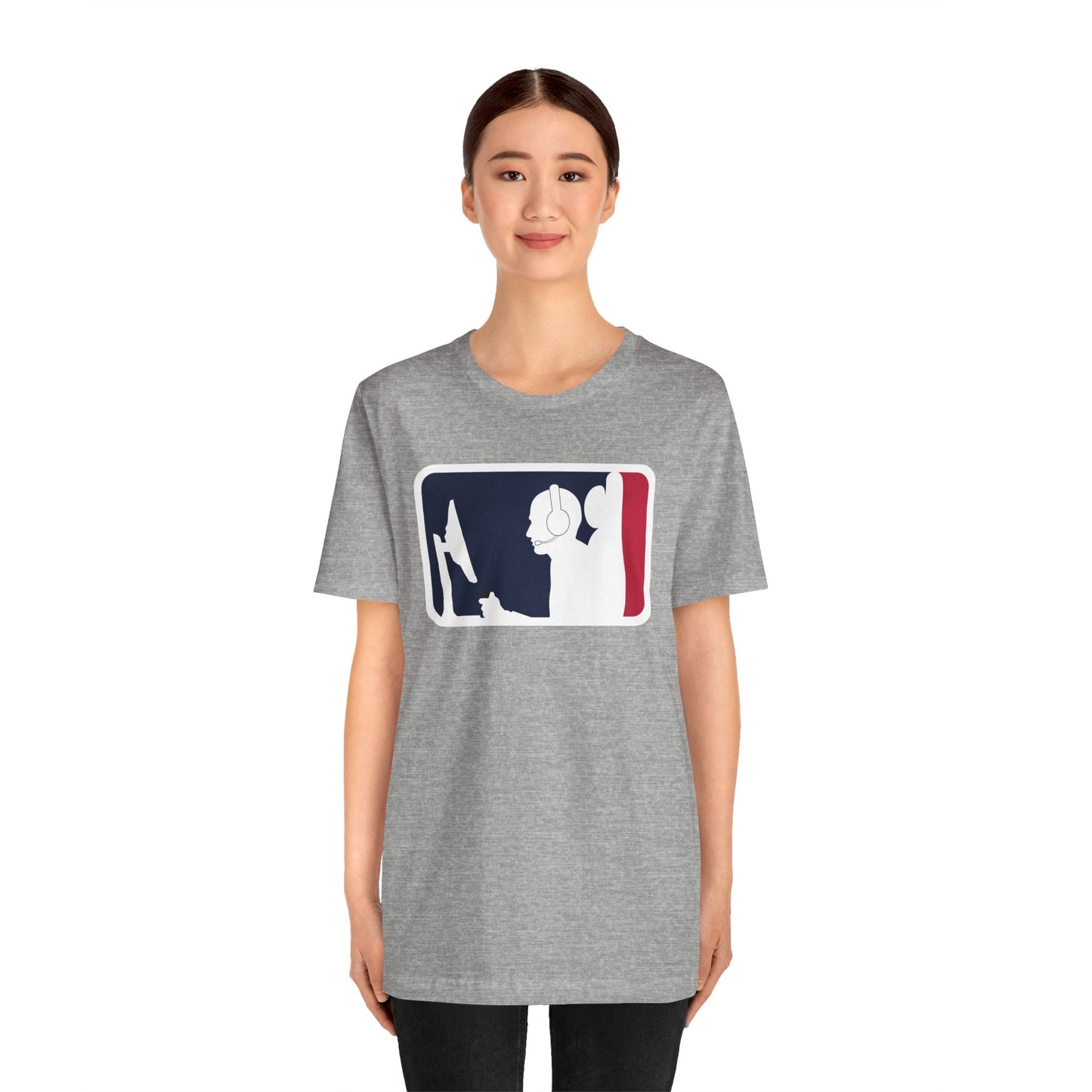 MAJOR LEAGUE GAMER (CONSOLE). Unisex Jersey Short Sleeve Tee