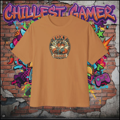 FOXY GAMER. Unisex Oversized Boxy Tee