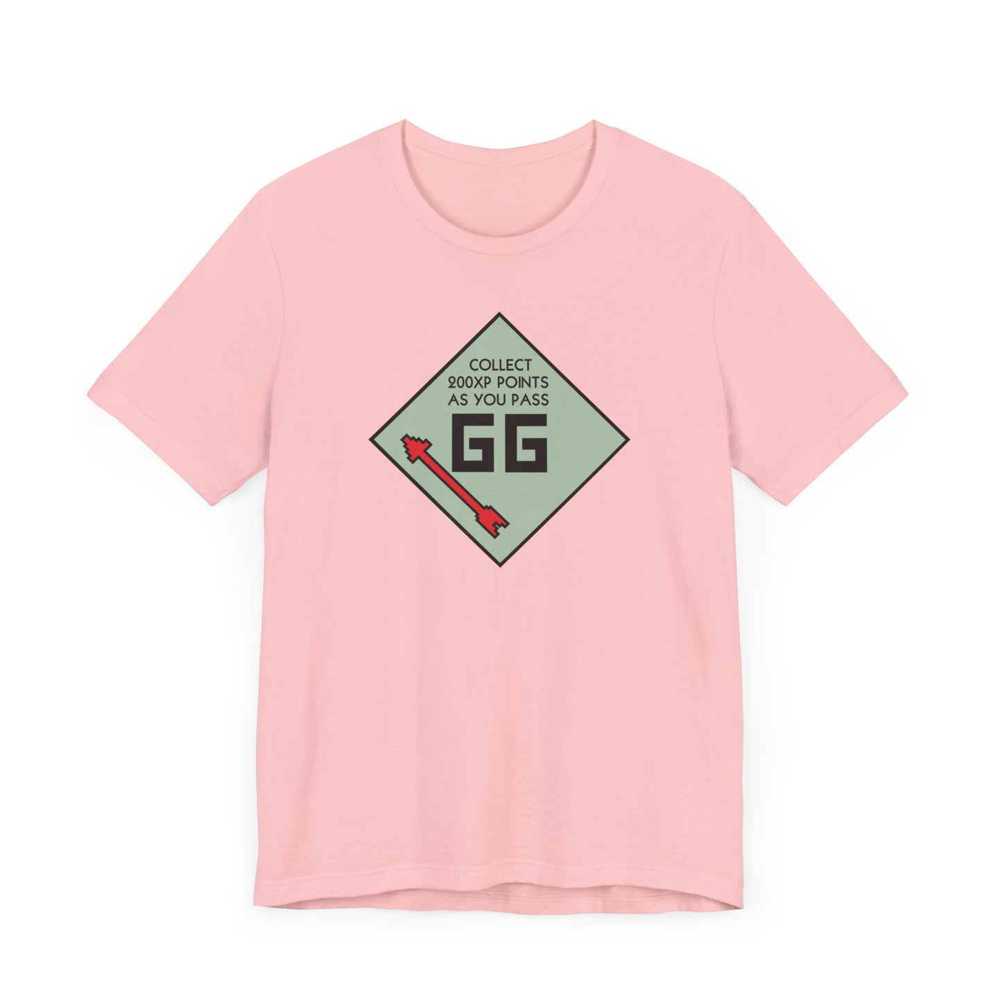 GG PASS GO COLLECT 200XP. Unisex Jersey Short Sleeve Tee