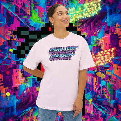 CHILLEST GAMER. Unisex Oversized Boxy Tee