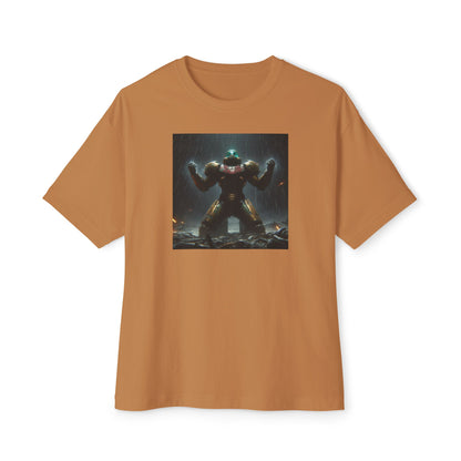 DEAD PLANET (AI generated). Unisex Oversized Boxy Tee