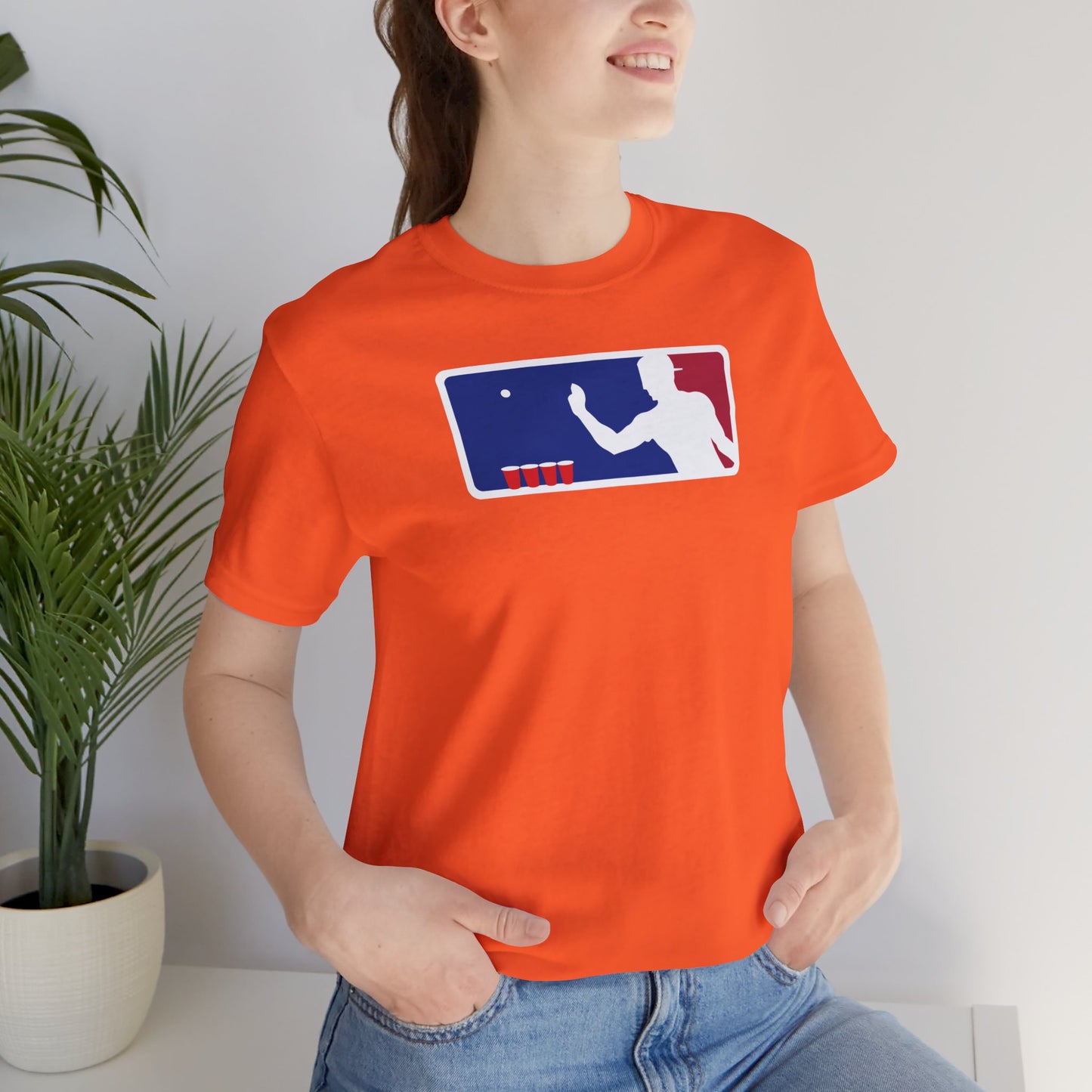 MAJOR LEAGUE PONGER. Unisex Jersey Short Sleeve Tee