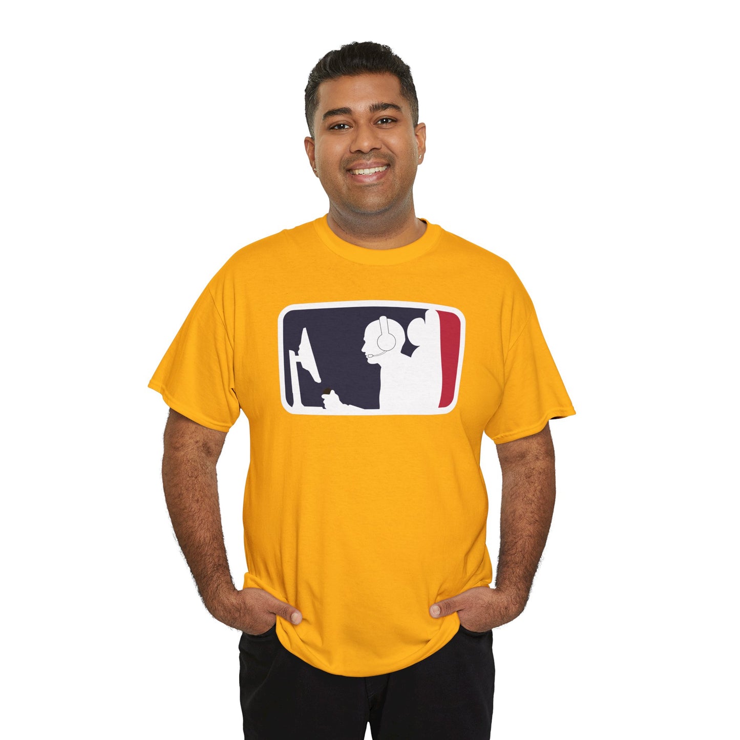 MAJOR LEAGUE GAMER (CONSOLE). Unisex Heavy Cotton Tee