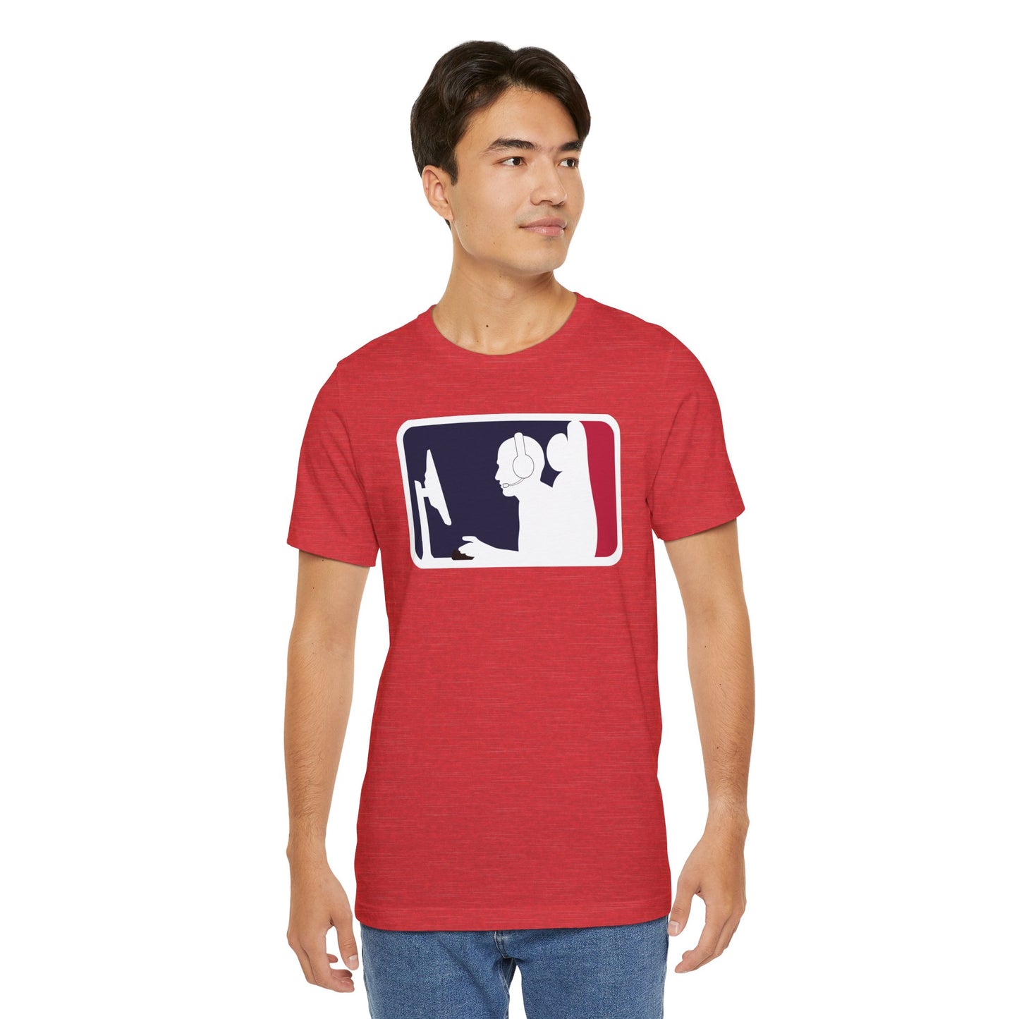 MAJOR LEAGUE GAMER (PC). Unisex Jersey Short Sleeve Tee