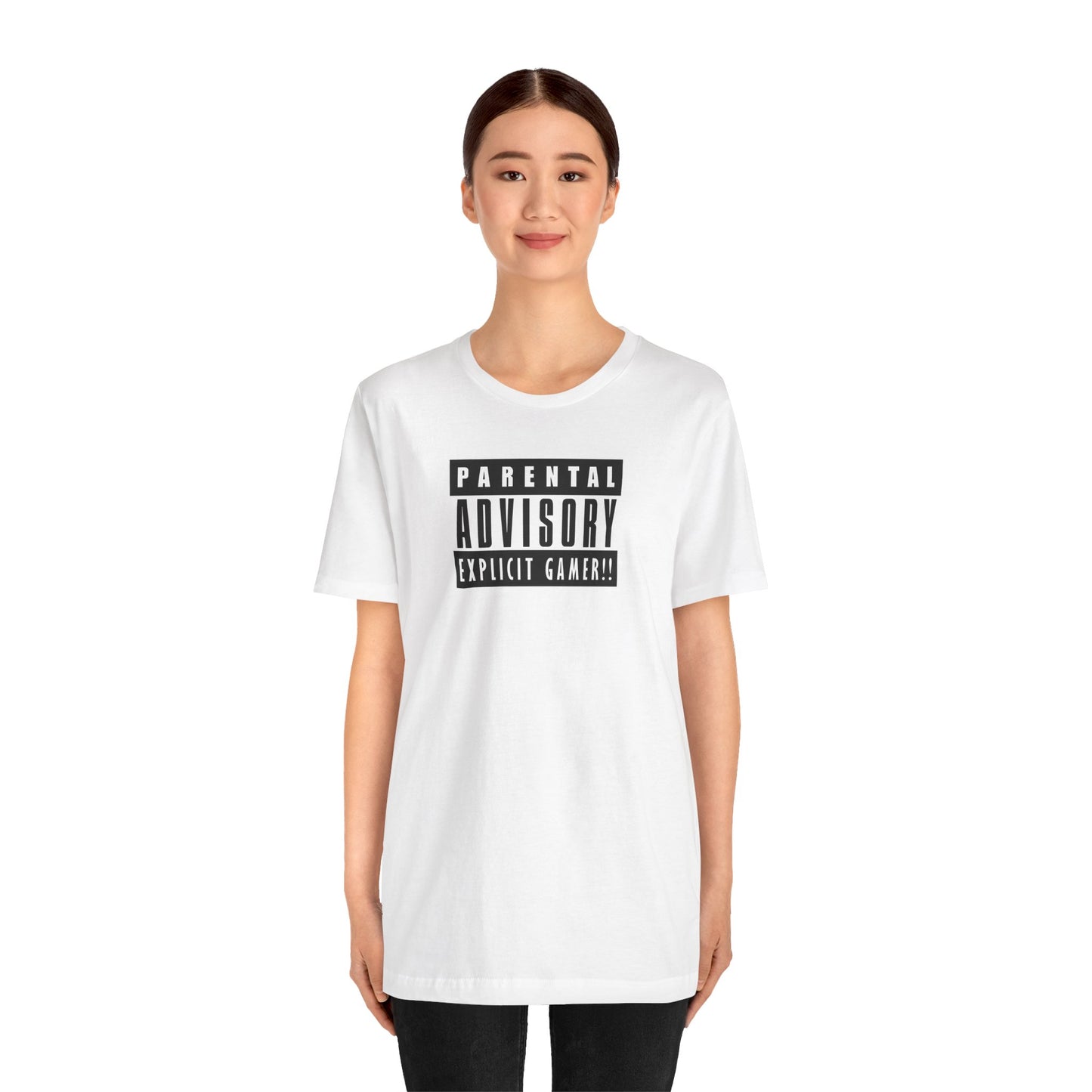 EXPLICIT GAMER!! Unisex Jersey Short Sleeve Tee