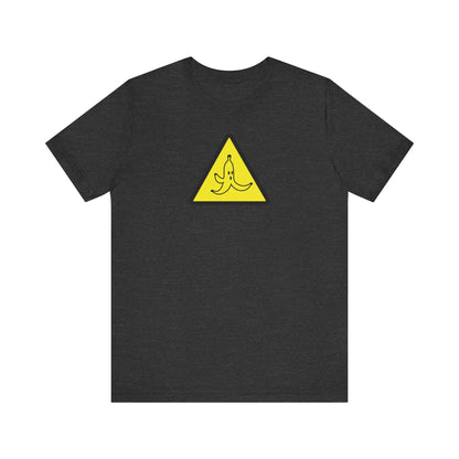 CAUTION BANANA. Unisex Jersey Short Sleeve Tee