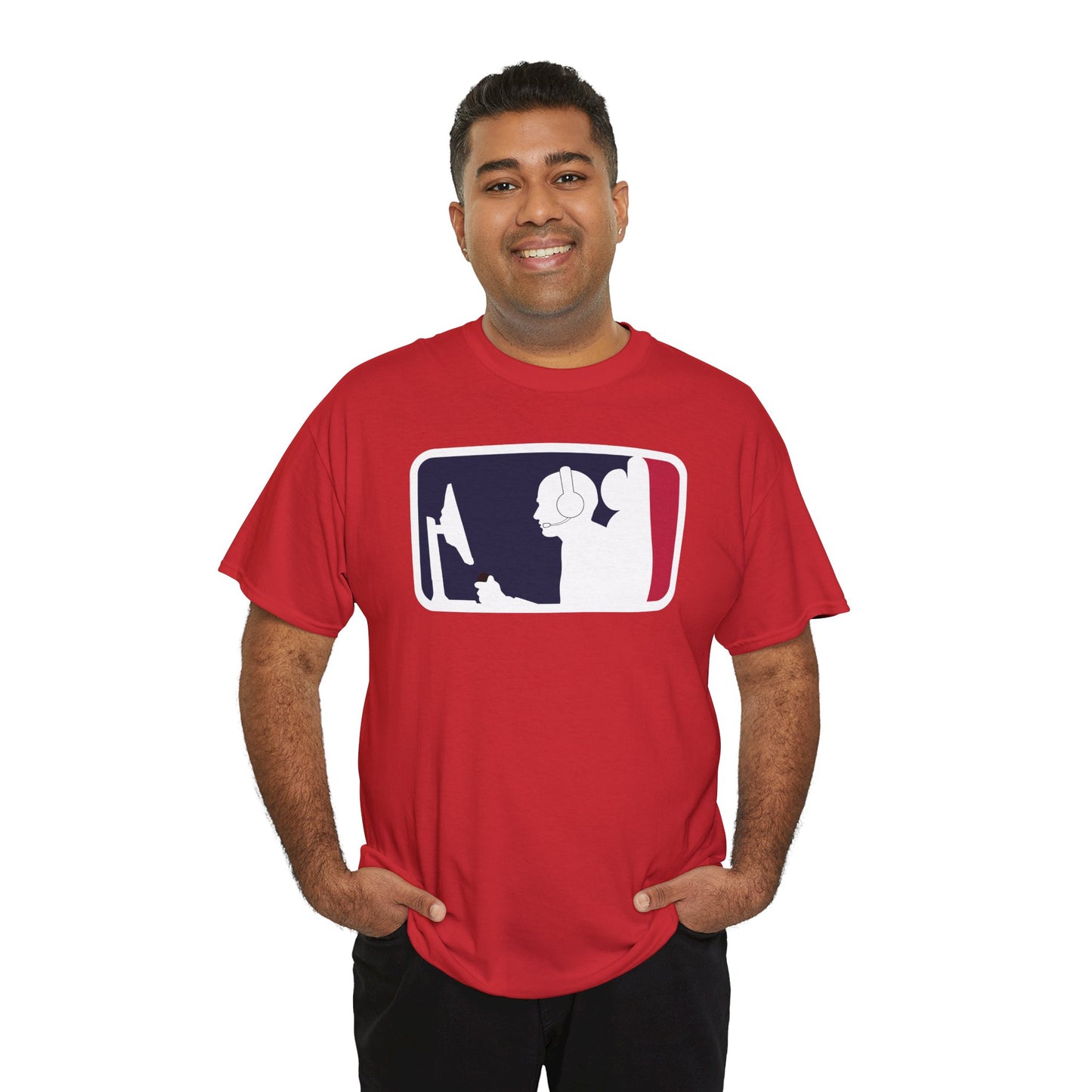 MAJOR LEAGUE GAMER (CONSOLE). Unisex Heavy Cotton Tee