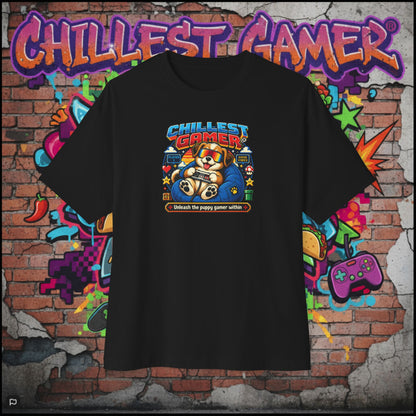 PUPPY GAMER. Unisex Oversized Boxy Tee