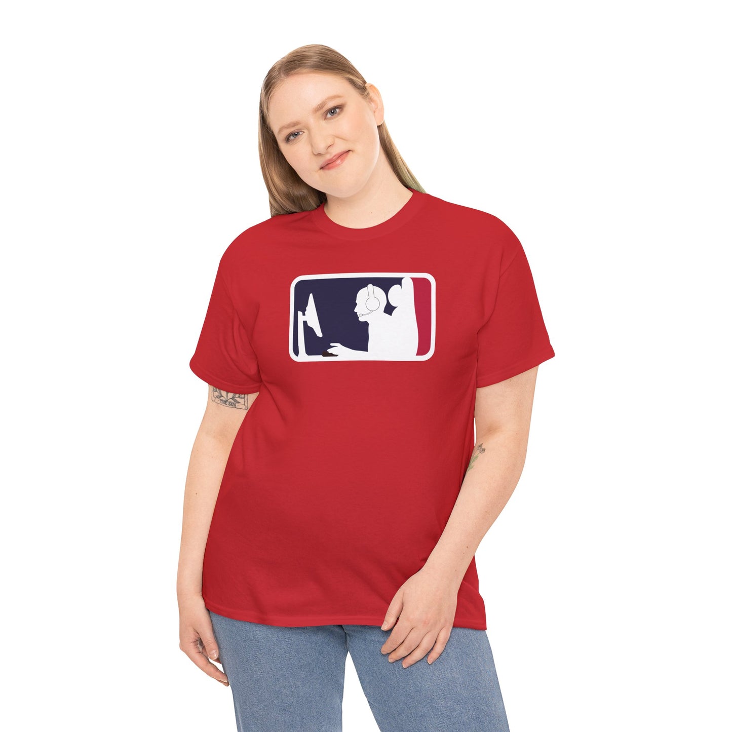 MAJOR LEAGUE GAMER (PC). Unisex Heavy Cotton Tee