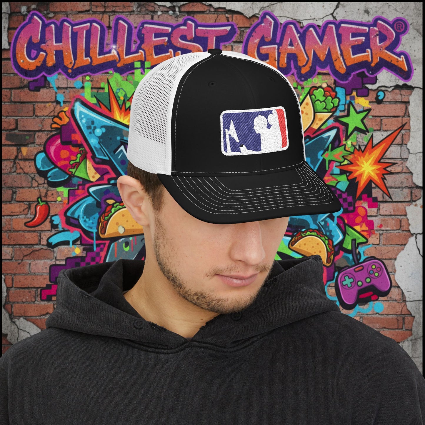 MAJOR LEAGUE GAMER (CONSOLE). Snapback Trucker Cap (Embroidery)