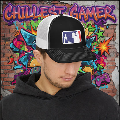 MAJOR LEAGUE GAMER (CONSOLE). Snapback Trucker Cap (Embroidery)