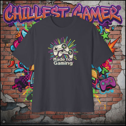 MADE FOR GAMING. Unisex Oversized Boxy Tee