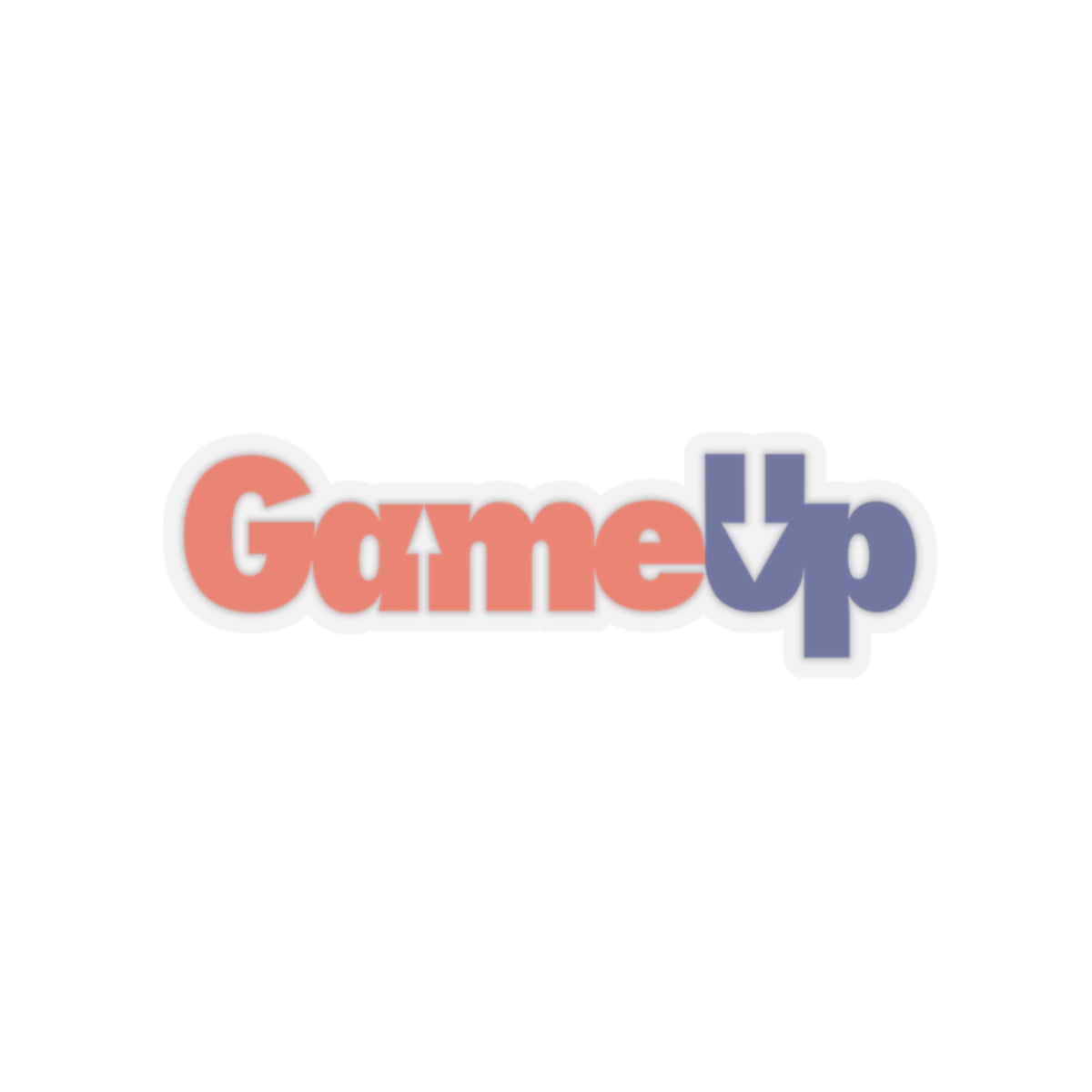 FED UP GAMEUP. Kiss-Cut Stickers