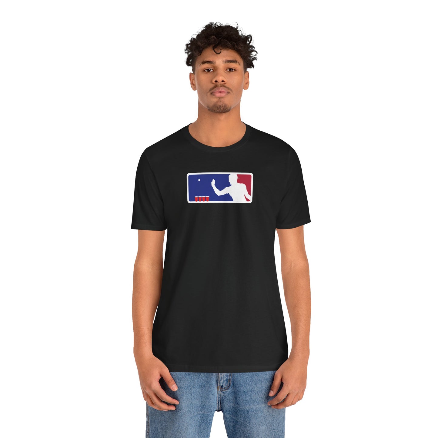 MAJOR LEAGUE PONGER. Unisex Jersey Short Sleeve Tee