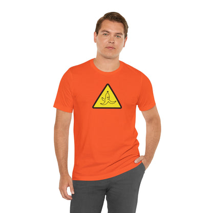 CAUTION BANANA. Unisex Jersey Short Sleeve Tee