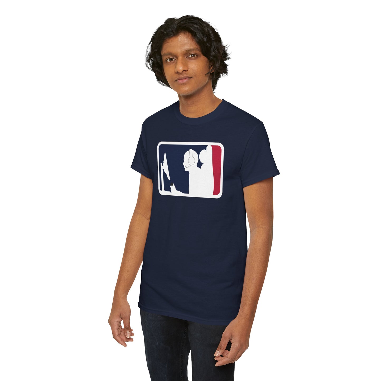 MAJOR LEAGUE GAMER (CONSOLE). Unisex Heavy Cotton Tee