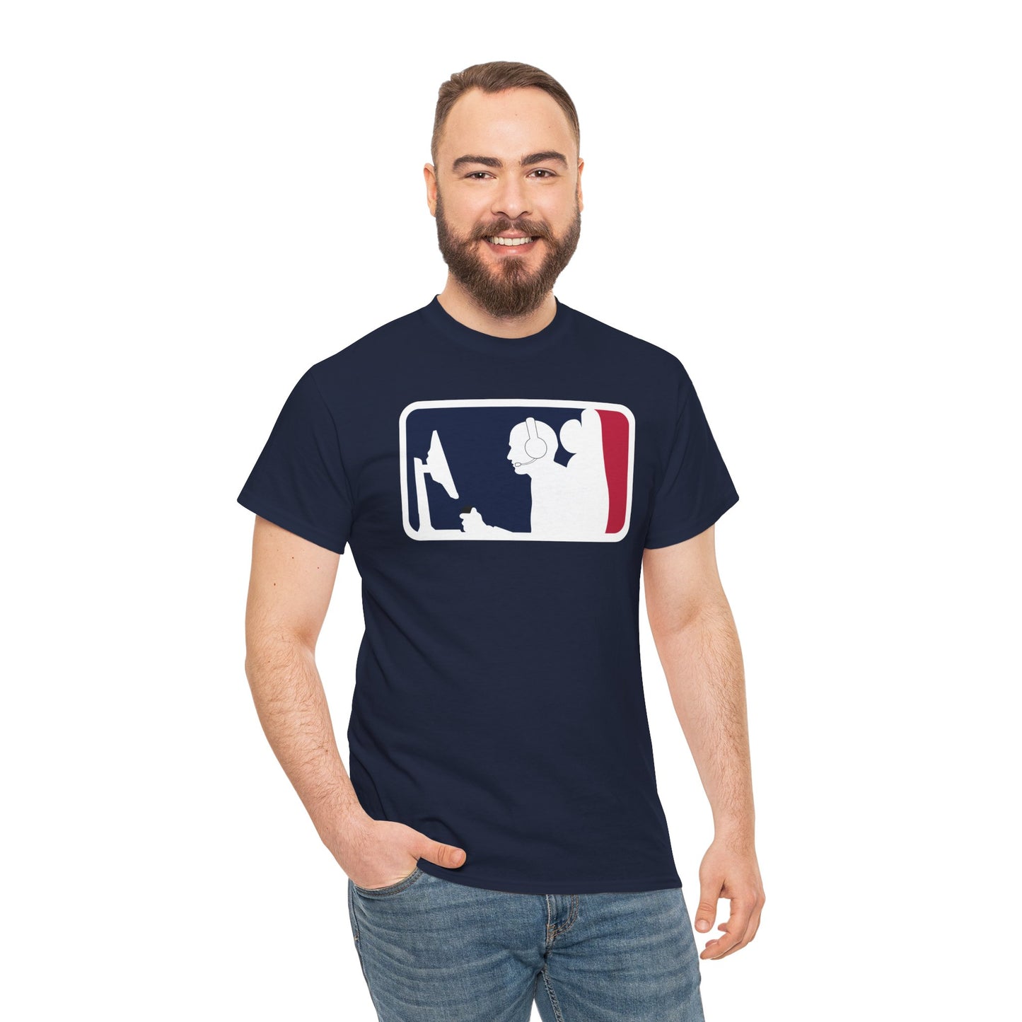 MAJOR LEAGUE GAMER (CONSOLE). Unisex Heavy Cotton Tee