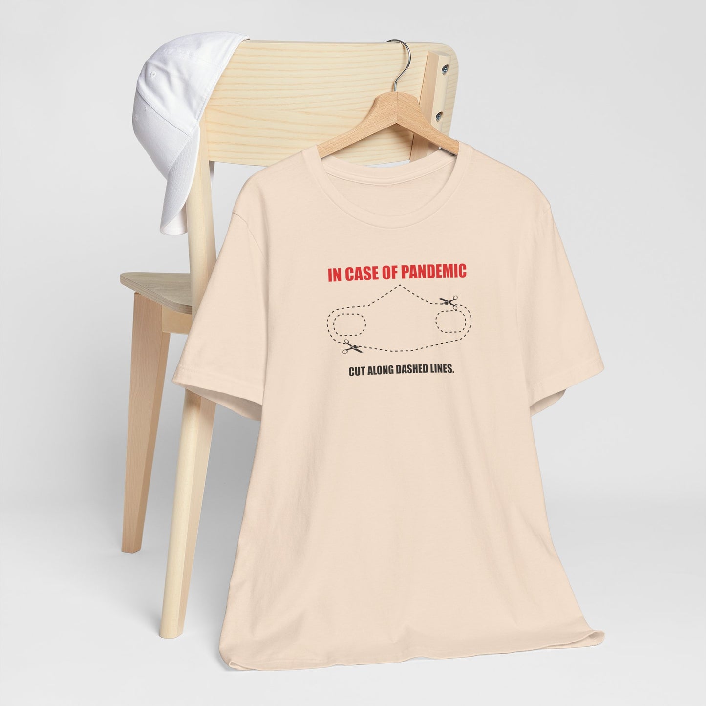CUT IN CASE OF PANDEMIC. Unisex Jersey Short Sleeve Tee