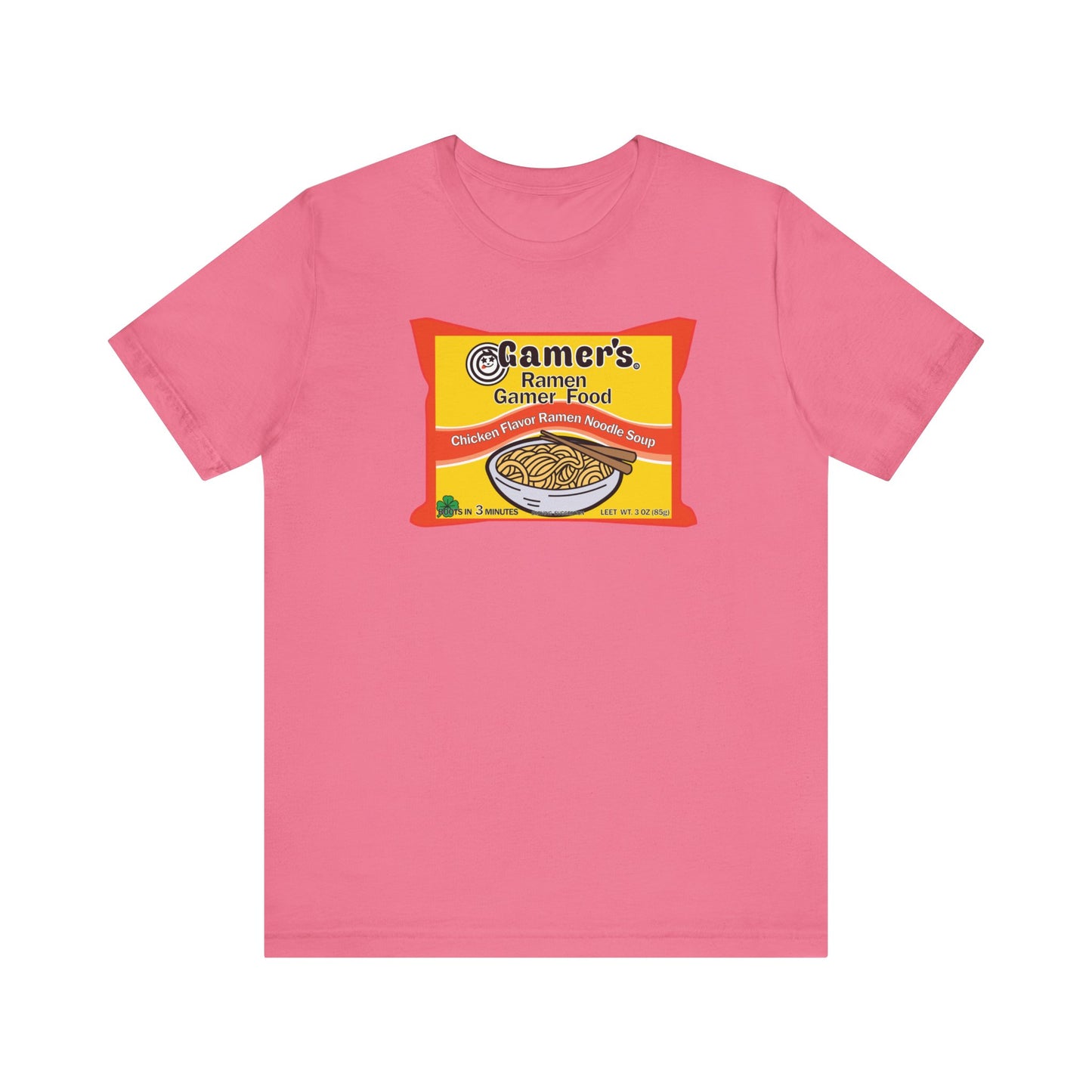 RAMEN GAMER FOOD. Unisex Jersey Short Sleeve Tee